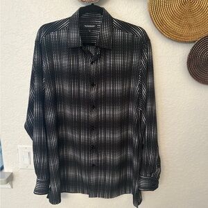 Bassiri limited edition long sleeve‎ button down men’s shirt size XL